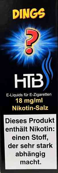 HTB - Dings? 10 ml Liquid