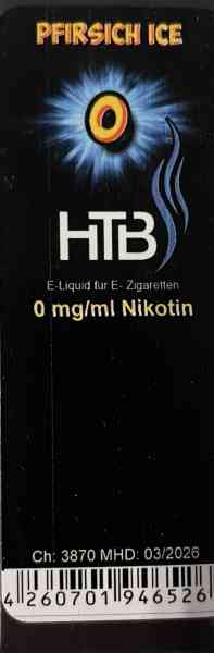 HTB - Pfirsich Ice 10ml Liquid