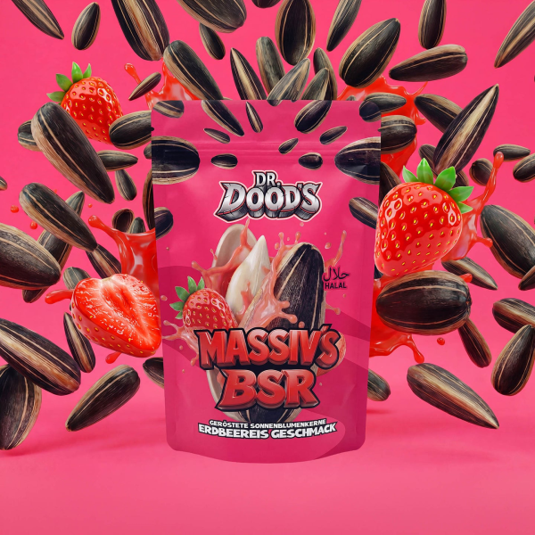 Dr. Doods Massiv's Sonnenblumenkerne Erdbeereis 100g