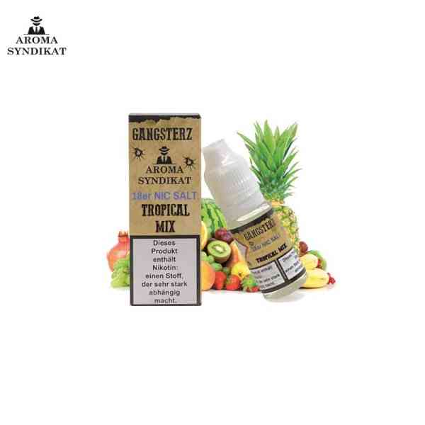 Aroma Syndikat - Gangsterz Tropical Mix Liquid - 18 mg Nikotinsalz