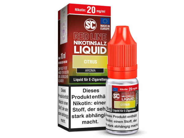 SC - Red Line - Citrus Nikotinsalz Liquid 10ml