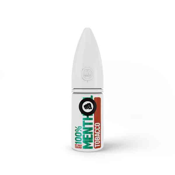Riot Squad - Menthol 100% - Tobacco - Hybrid Nic Salt Liquid 10ml