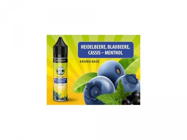 Heidelbeere, Blaubeere, Cassis, Menthol 50 ml