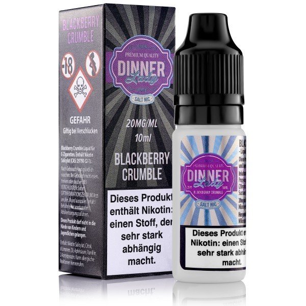 Dinner Lady - Blackberry Crumble Nicotine Salt
