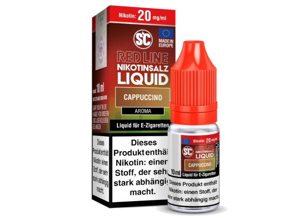 SC - Red Line - Cappuccino Nikotinsalz Liquid 10ml