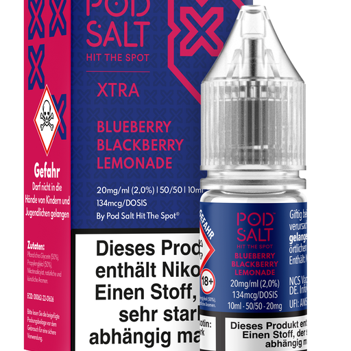 Pod Salt Xtra- Blueberry Blackberry Lemonade Nikotinsalz