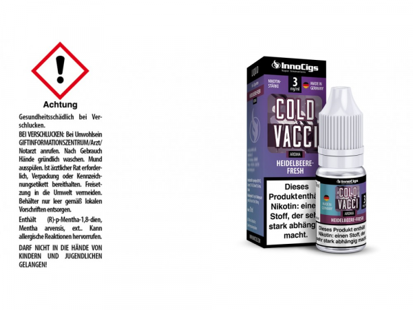 InnoCigs - Cold Vacci - Heidelbeere Fresh 10 ml