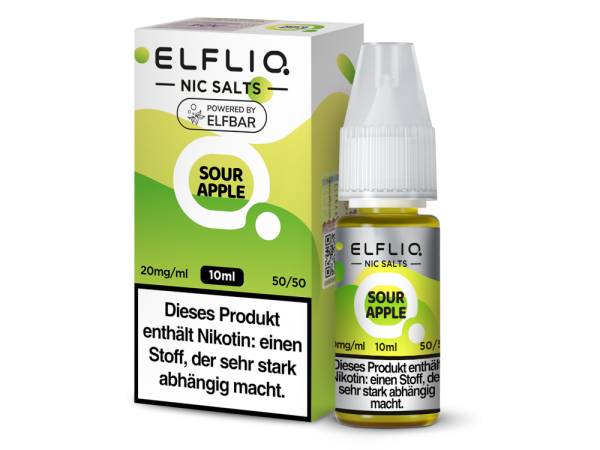 ELFLIQ - Sour Apple Nikotinsalz Liquid