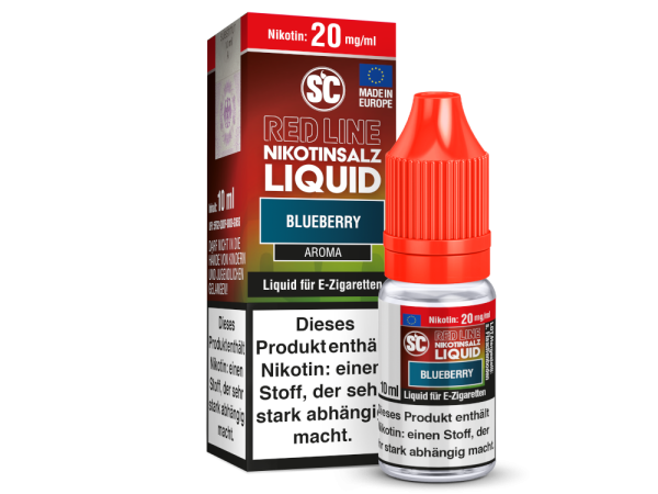 SC - Red Line - Blueberry Nikotinsalz Liquid 10ml
