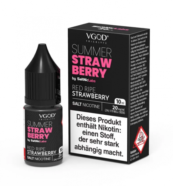 VGOD - Summer Strawberry Nikotinsalz