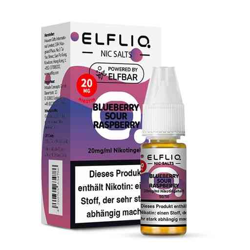 ELFLIQ - Blueberry Sour Raspberry Nikotinsalz Liquid