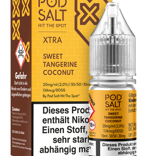 Pod Salt Xtra- Sweet Tangerine Coconut Nikotinsalz