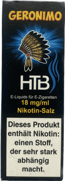 HTB - Geronimo 18mg Nikotinsalz 10ml