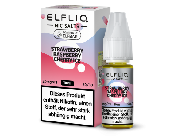 ELFLIQ - Strawberry Raspberry Cherry Ice Nikotinsalz Liquid