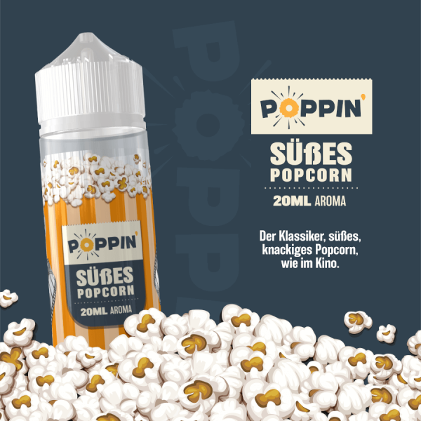 Poppin - Süßes Popcorn Aroma
