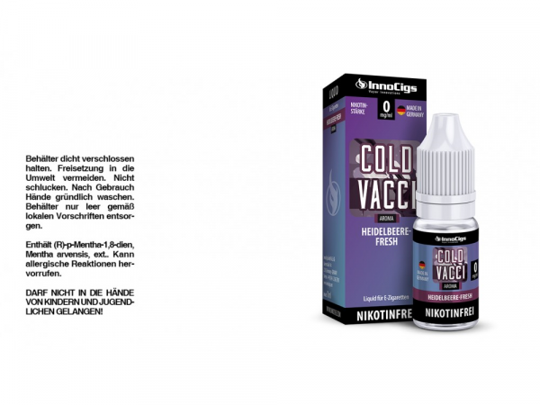 InnoCigs - Cold Vacci - Heidelbeere Fresh 10 ml