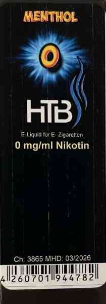 HTB - Menthol 10ml Liquid