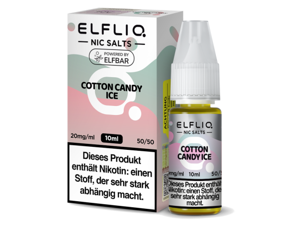 ELFLIQ - Cotton Candy Ice Nikotinsalz Liquid