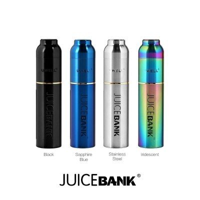 Juice Bank Flasche Silber