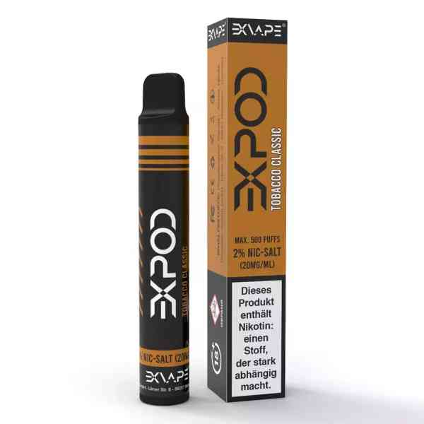 Expod - Classic Tobacco Einweg E-Zigarette 20mg