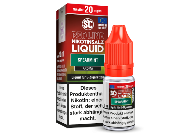 SC - Red Line - Spearmint Nikotinsalz Liquid 10ml