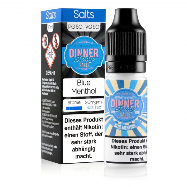 Dinner Lady - Blue Menthol Nikotinsalz 20 mg 10 ml