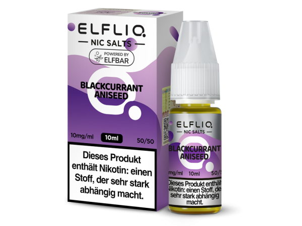 ELFLIQ - Blackcurrant Aniseed Nikotinsalz Liquid