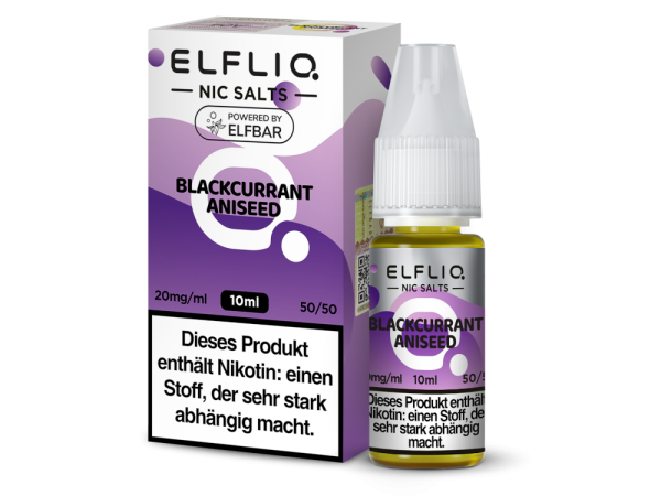 ELFLIQ - Blackcurrant Aniseed Nikotinsalz Liquid