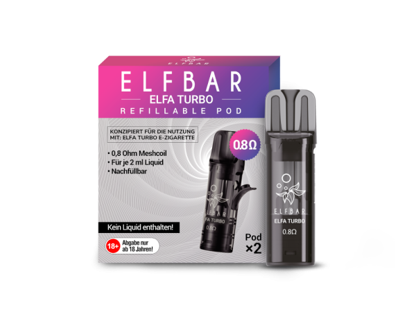 Elfbar - Elfa Leerpod Turbo 0,8 Ohm